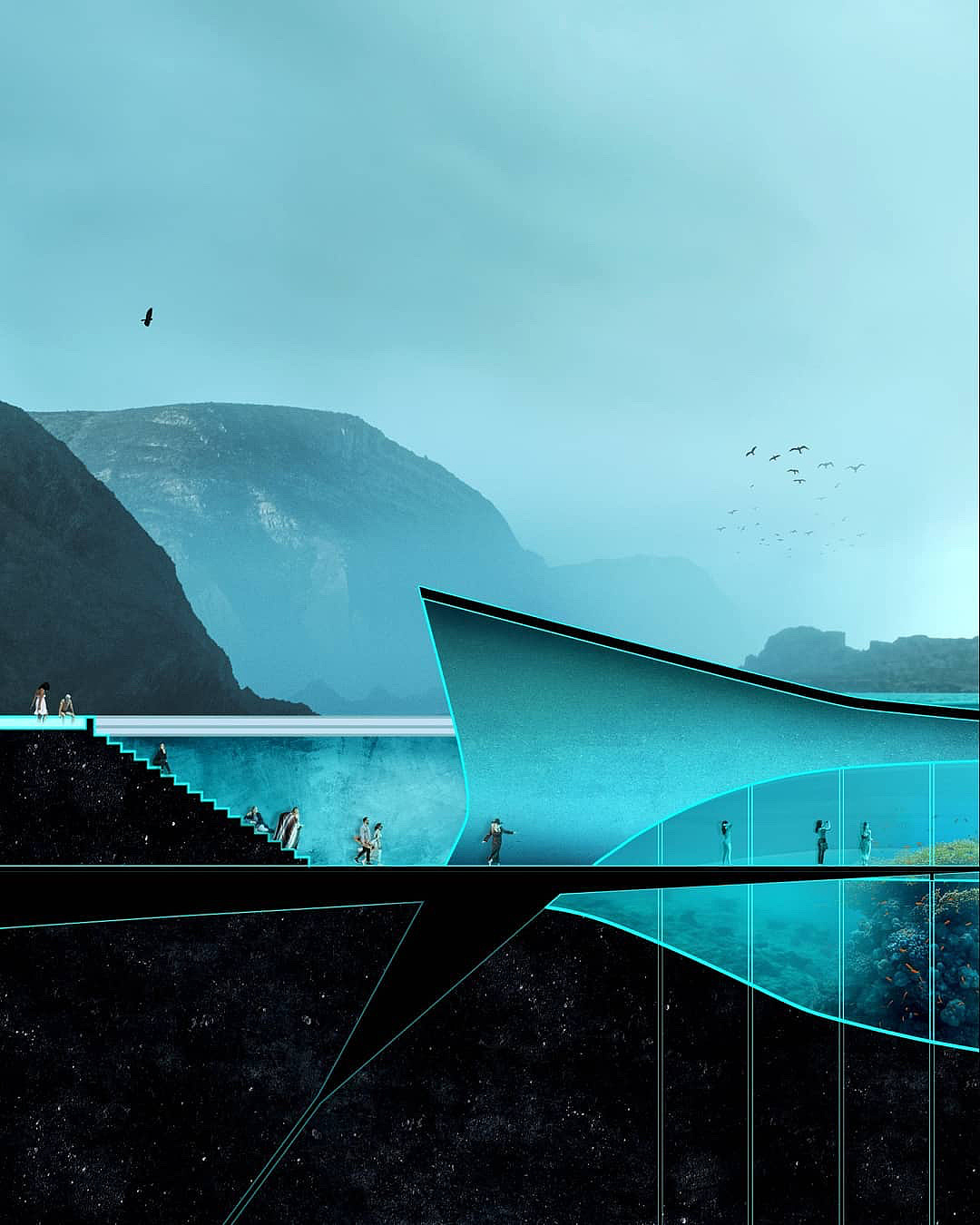 建筑cg｜未来艺术家ANTI REALITY的反现实建筑（图ZMjIxOTc4NzQ0） - 建筑/空间 - 站酷设计师SUN建筑视觉原创素材 - 站酷ZCOOL