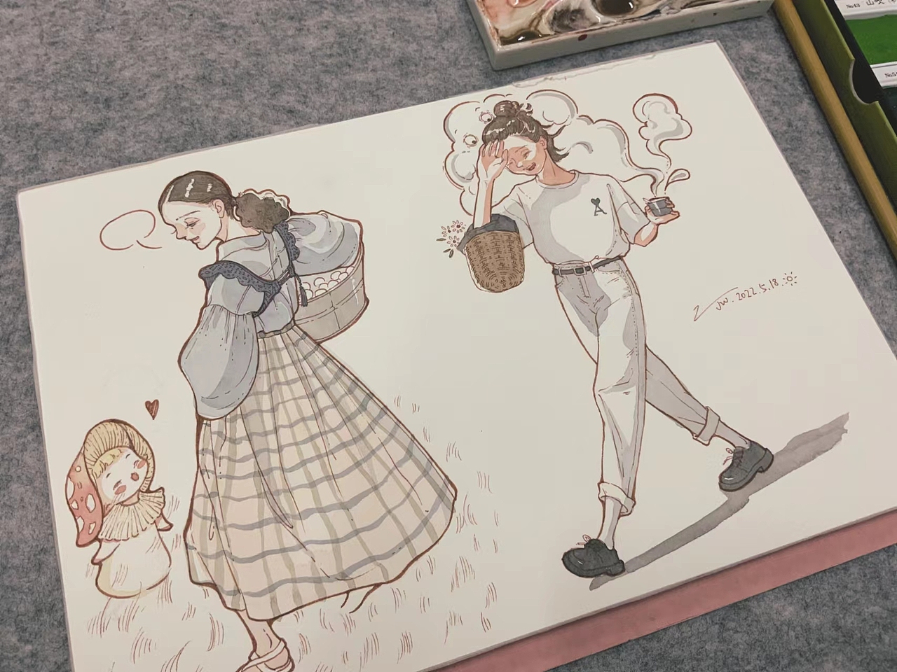 九天速写练习（图ZMzAyNjQ3MDY0） - 创作习作 - 站酷设计师静微啊原创素材 - 站酷ZCOOL