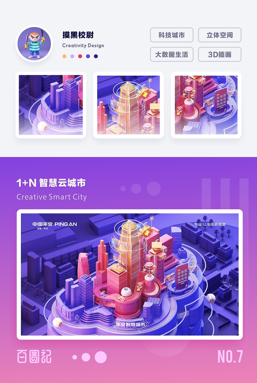 SA9527-平安智慧城市 & 创意海报合集