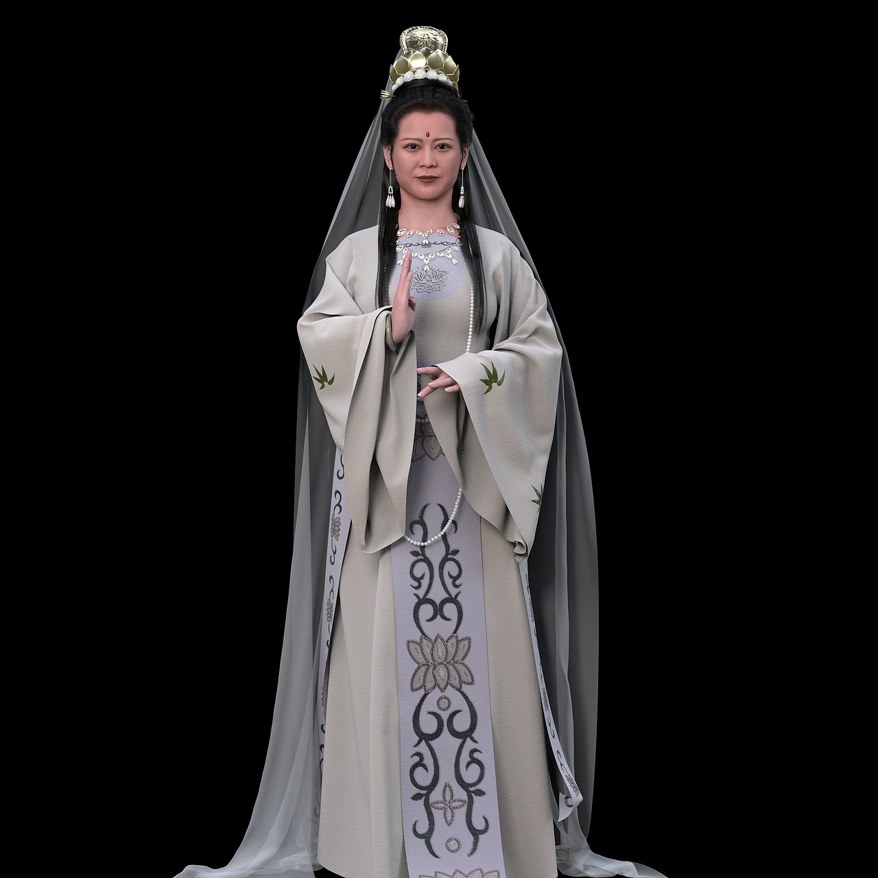 西游记观音菩萨左大玢