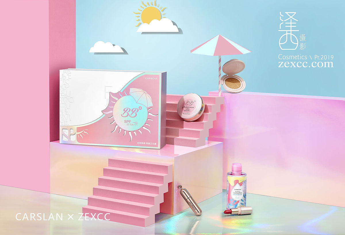 卡姿兰BB套盒 ✖ ZEXCC | 泽西摄影 新美妆视觉（图ZMTc1NDU3MDg4） - 产品摄影 - 站酷设计师广州泽西摄影原创素材 - 站酷ZCOOL