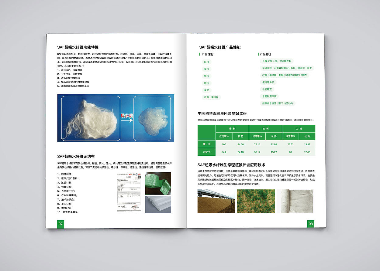 沙漠治理 环境保护 画册