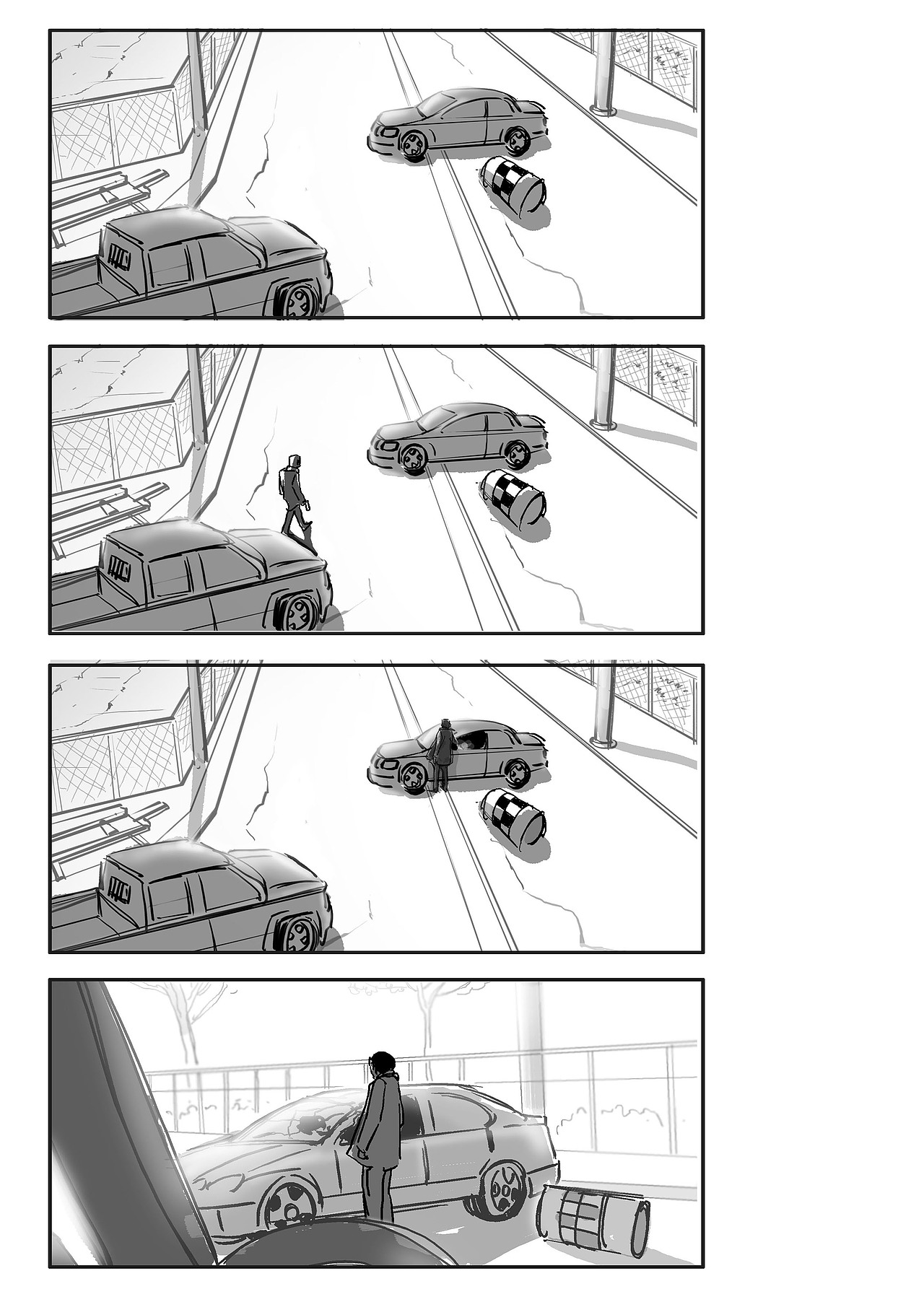 分镜练习（图ZOTE1NTEwODg=） - 设定/分镜 - 站酷设计师1020249950原创素材 - 站酷ZCOOL