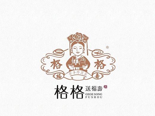 格格送福寿 标识（个人主页-ZMjgyMTU0NDg=） - Logo - 站酷设计师艾艾小米原创素材 - 站酷ZCOOL