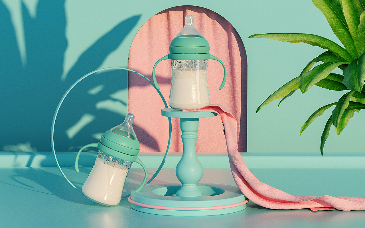 C4D 三维电商场景