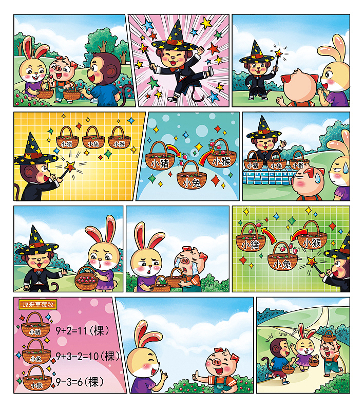 多格漫画（图ZMjMxNTQ0NjA4） - 儿童插画 - 站酷设计师蓝艺_原创素材 - 站酷ZCOOL