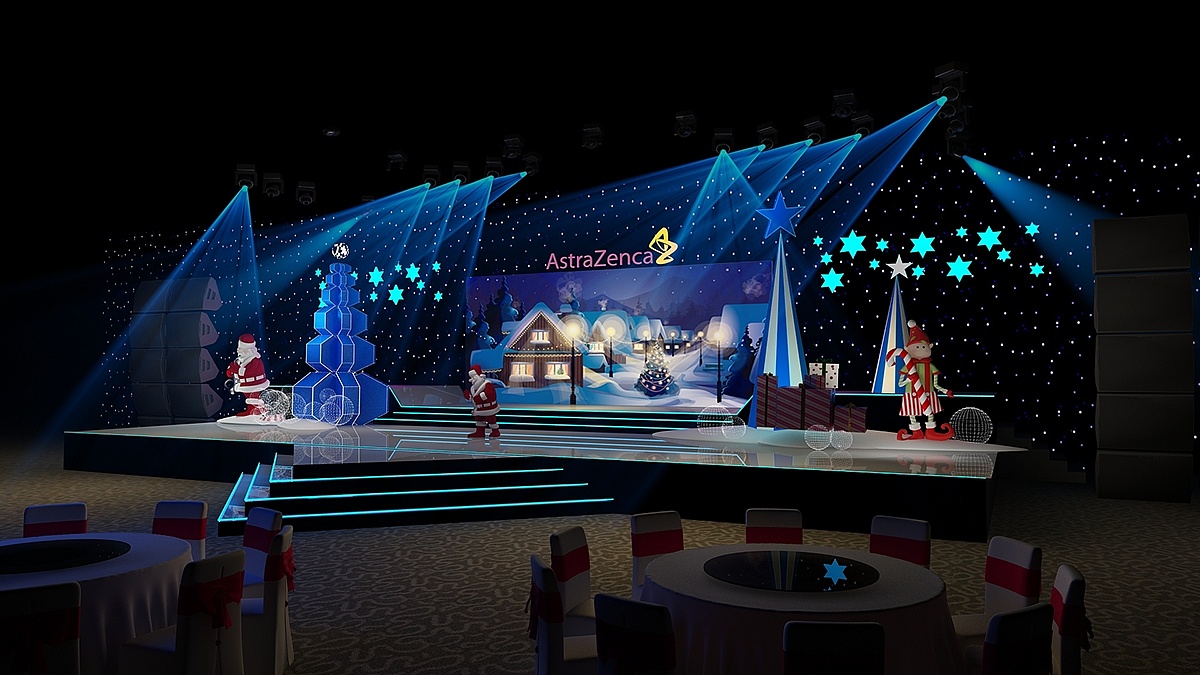 圣诞舞美 舞台|三维|建筑/空间|云迪vind - 原创作品 - 站酷 (zcool)