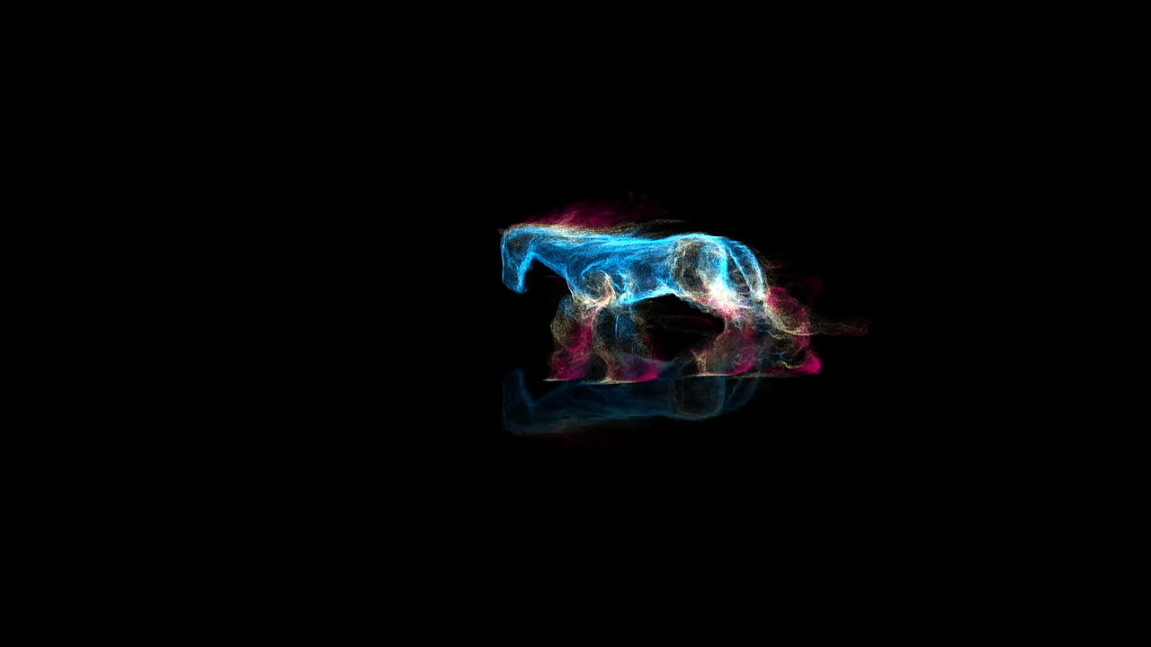 粒子梦幻马（图ZMTgxNzczMTQ4） - 动画/影视 - 站酷设计师SAGE_JY原创素材 - 站酷ZCOOL