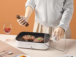 小家电渲染，主要练习下人物骨骼绑定和MD布料解算