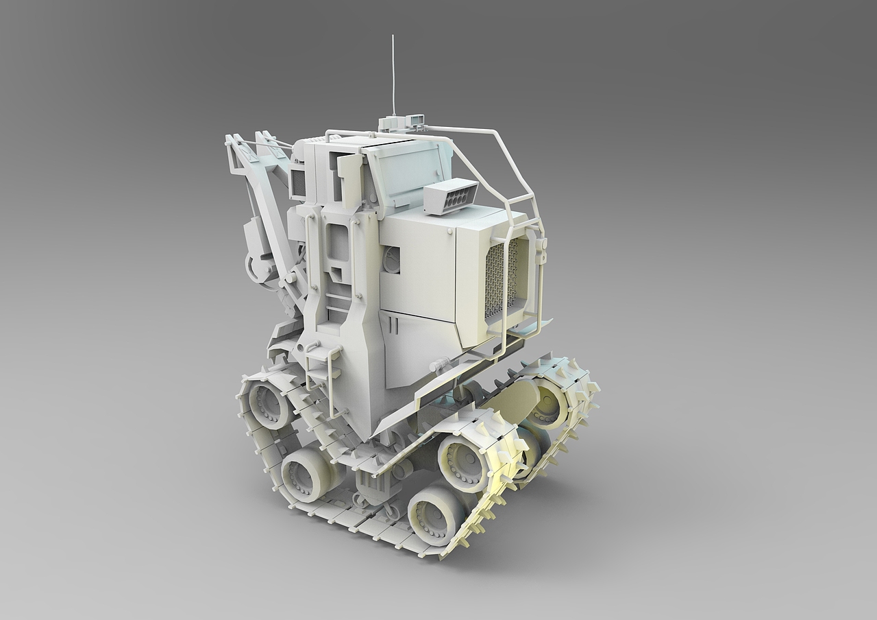 拖拉机+坦克+起吊机