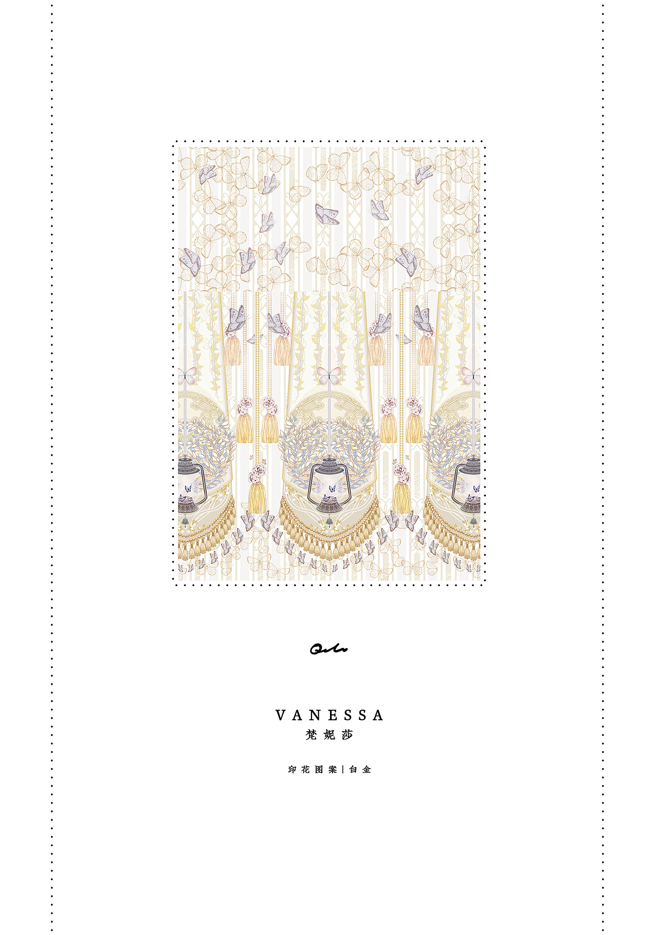 《梵妮莎》系列印花设计（图ZMTU5NTEyOTM2） - 其他服装 - 站酷设计师琦綟原创素材 - 站酷ZCOOL