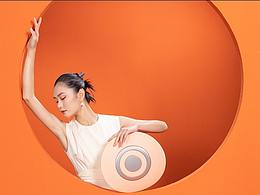 腰椎按摩仪人像拍摄