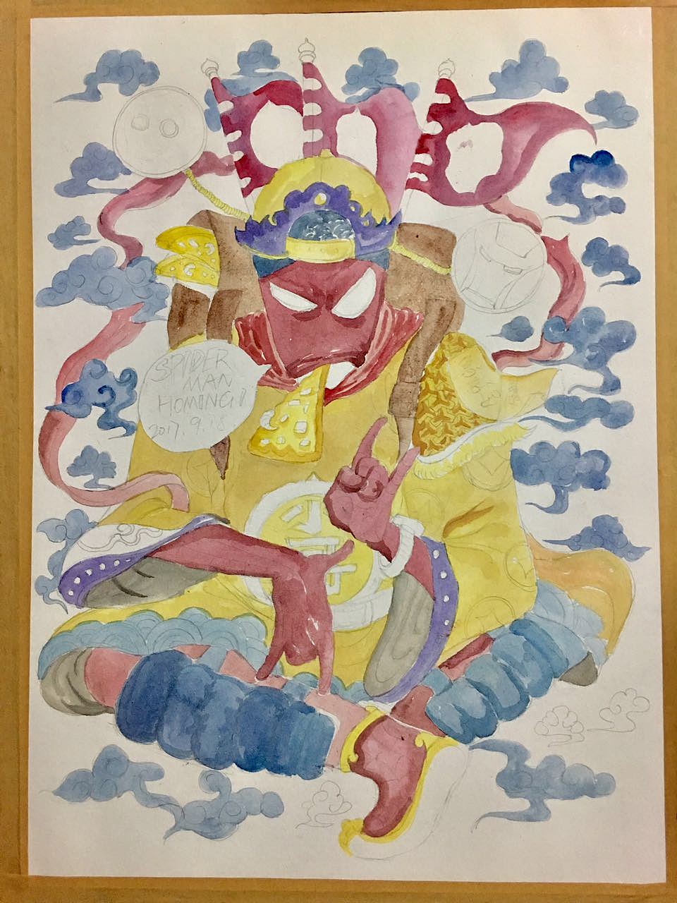 蜘蛛神仙小哥（图ZODkzMDM3NDg=） - 商业插画 - 站酷设计师Zhuzhu_祝原创素材 - 站酷ZCOOL