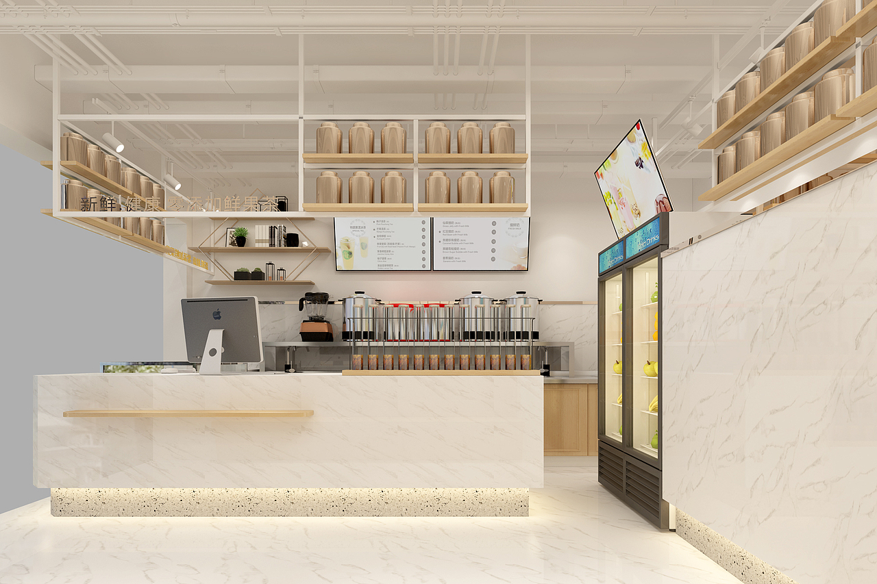 1992效果图奶茶店