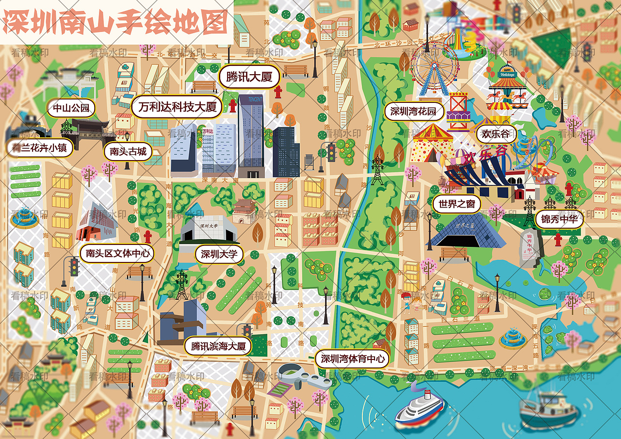 一些手绘地图合集