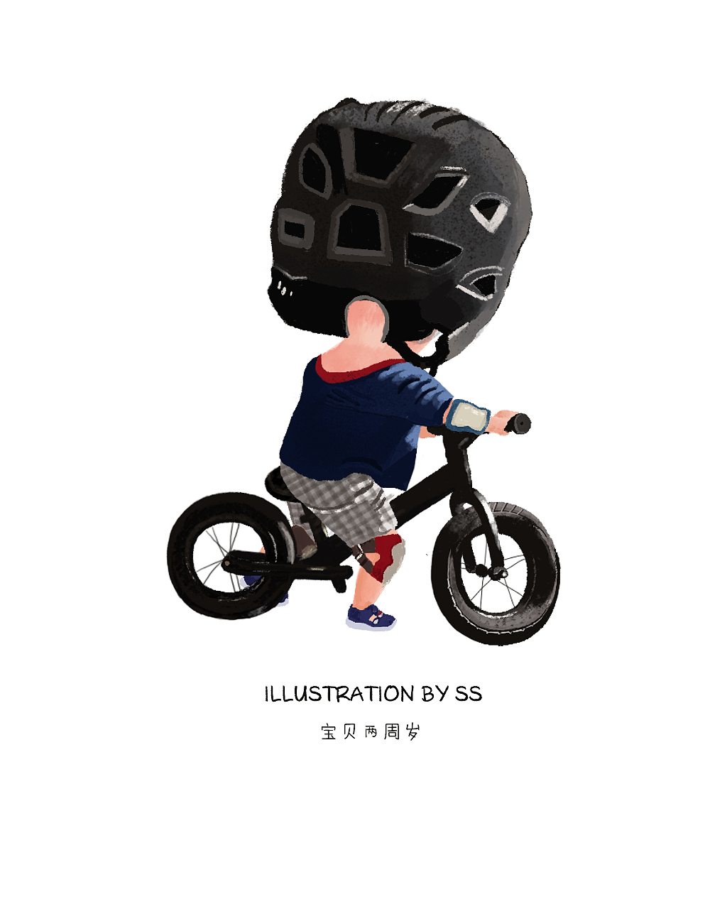 两岁的宝贝 br>宝贝好喜欢平衡车,所以给他买了辆专业的平衡车,宝贝骑