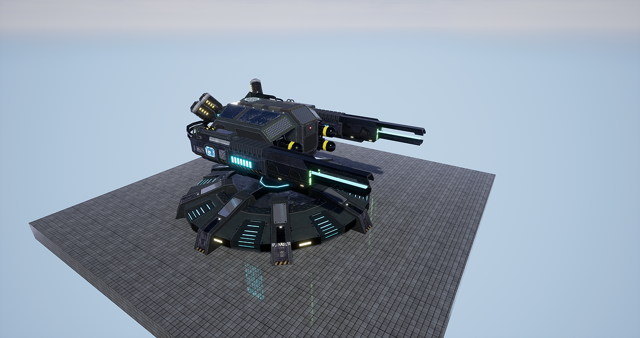 次时代小炮塔|三维|机械/交通|abyssw_alker_原创作品-站酷zcool