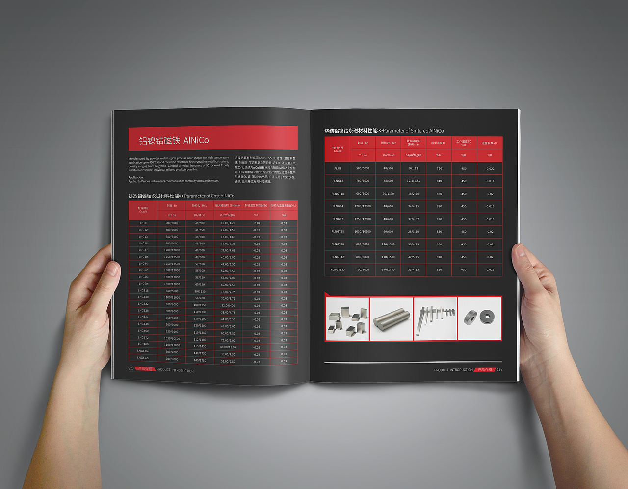 画册设计 江合磁铁企业画册+四折页设计