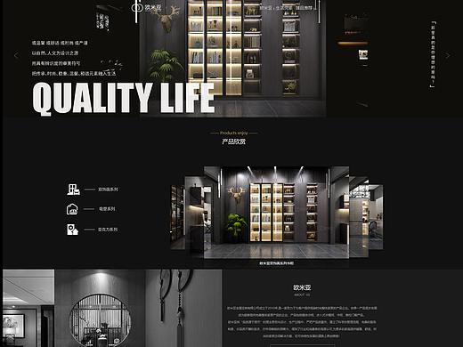 家居网站设计——欧米亚