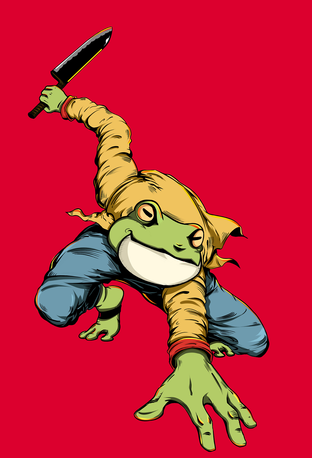 暴走牛蛙_插画局外人-站酷zcool