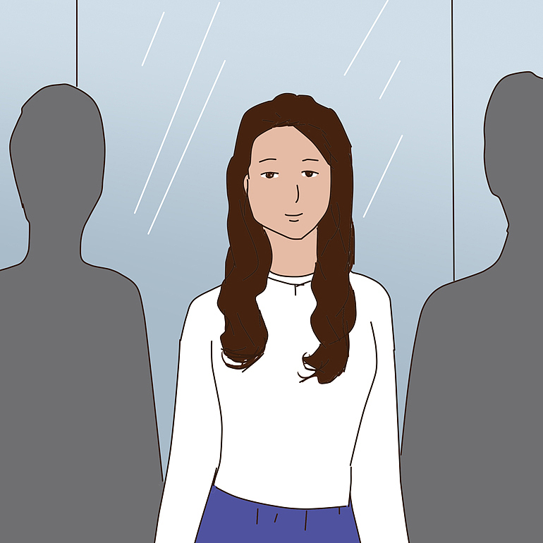 在梦里，她变成了像她名字一样的“泰然”，她对我说有关信心的经文，她甚至背得出几章几节，而她才刚刚受洗。我对能背出章节出处的人都感到佩服，因为我做不到。她心里有深深的平安，她的脸似乎在发光，在她周围，空气都变得祥和。