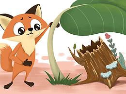 繪本《狐貍與烏鴉》