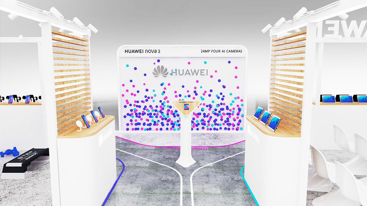 展会展位展台展示展馆展厅展览设计3D效果图