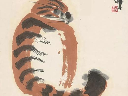 喵喵喵~大师也爱画猫，来吸吸水墨画风猫咪