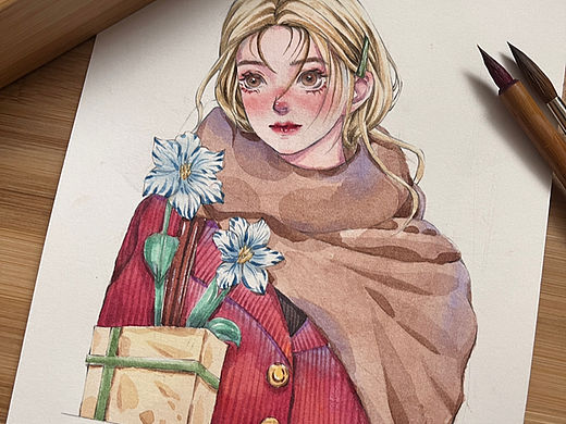 插画｜水彩手绘