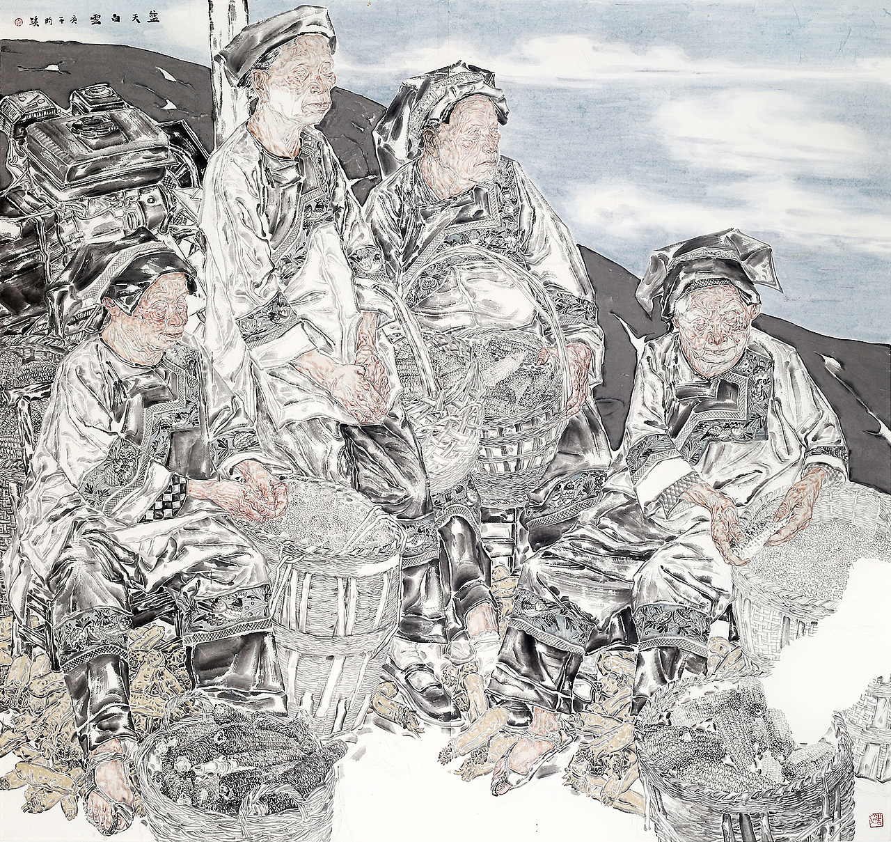李昀蹊人物画（图ZMjc2MTU1NjU2） - 绘画 - 站酷设计师书画经纪人原创素材 - 站酷ZCOOL
