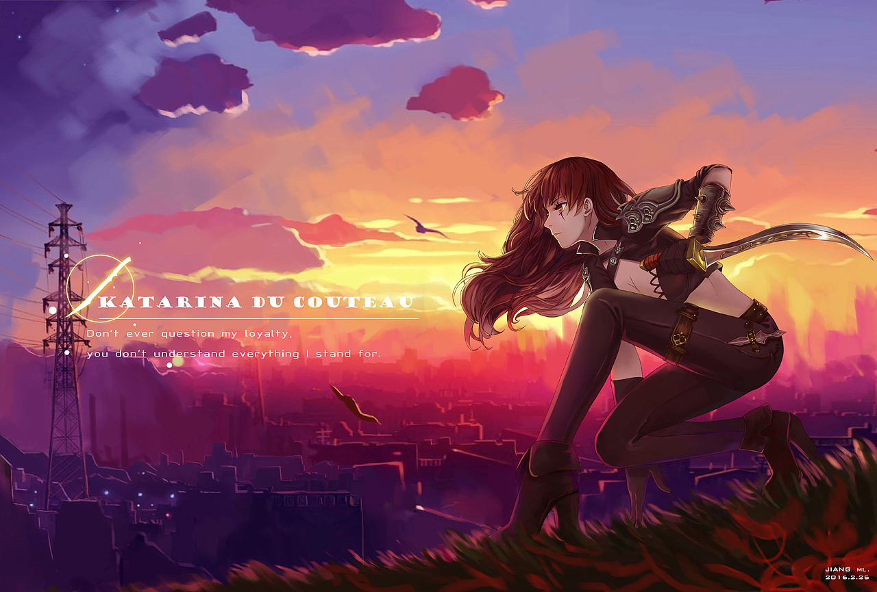 卡特琳娜（图ZNDI1OTM1NjQ=） - 创作习作 - 站酷设计师你这个可爱的吃货原创素材 - 站酷ZCOOL