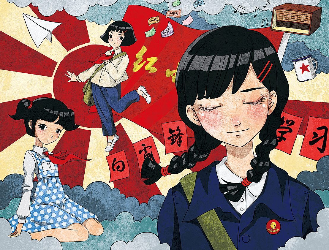 旧时代|插画|创作习作|叶贝拉 - 原创作品 - 站酷 (zcool)