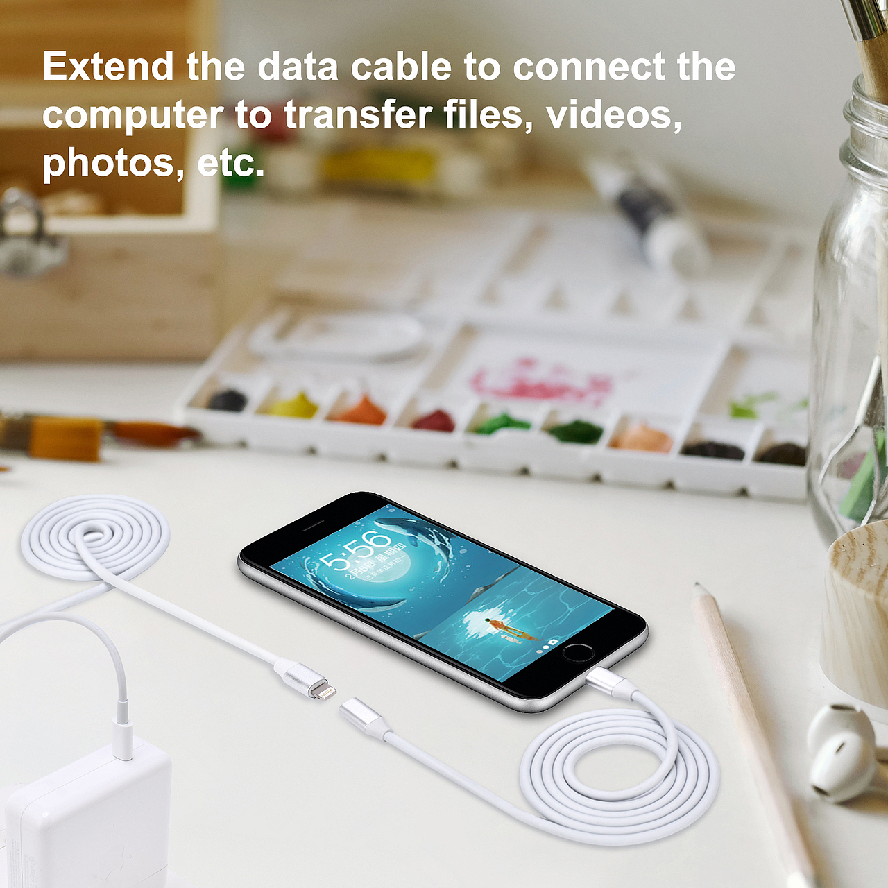 苹果数据线|亚马逊摄影设计