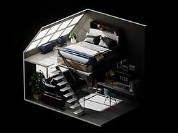 蜂巢行动，天窗式LOFT