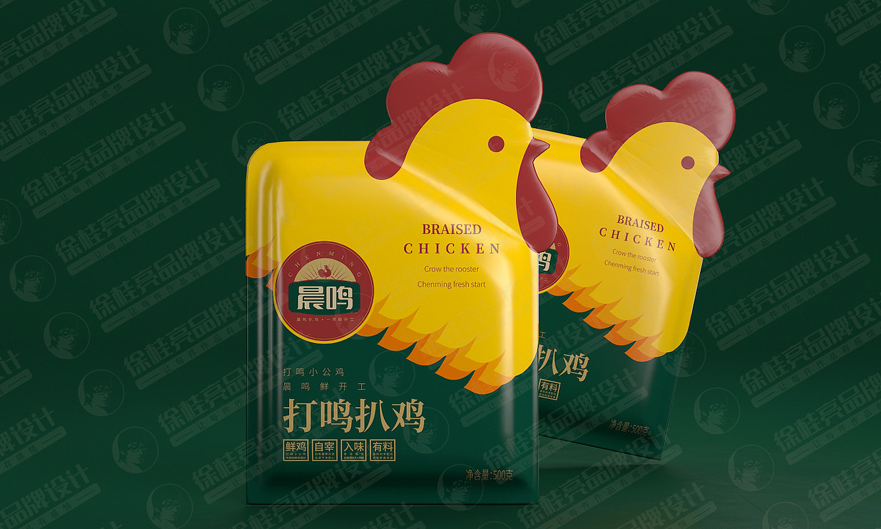 晨鸣扒鸡----徐桂亮品牌设计！