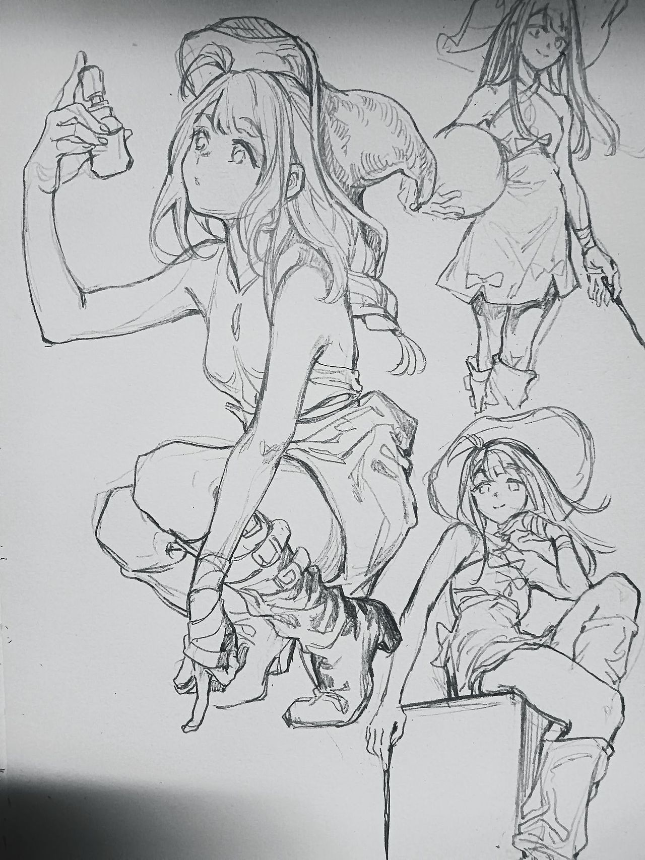 发发这几周画的速写~