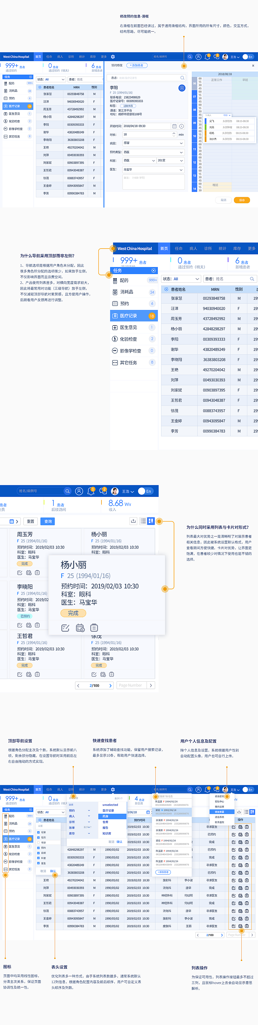 医院后台管理系统设计（图ZMjAzMzc5MTYw） - 软件界面 - 站酷设计师RU果原创素材 - 站酷ZCOOL