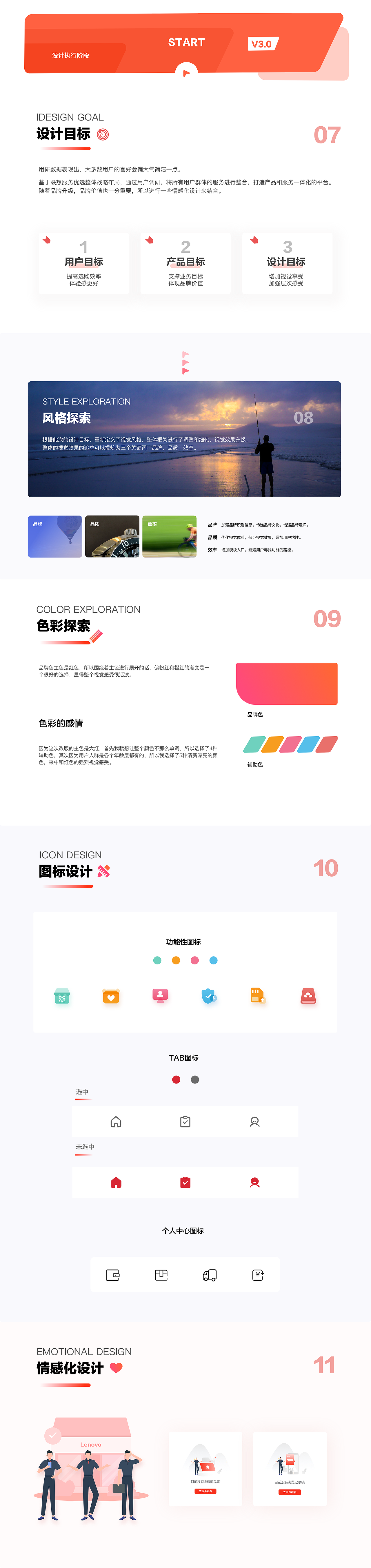 联想服务优选v3.0 Redesign(部分模块)