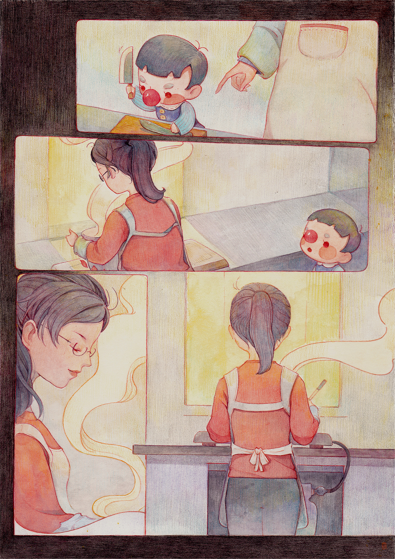 毕设故事《知恩》（图ZMTE2MjY2ODc2） - 中/长篇漫画 - 站酷设计师小盐疤原创素材 - 站酷ZCOOL