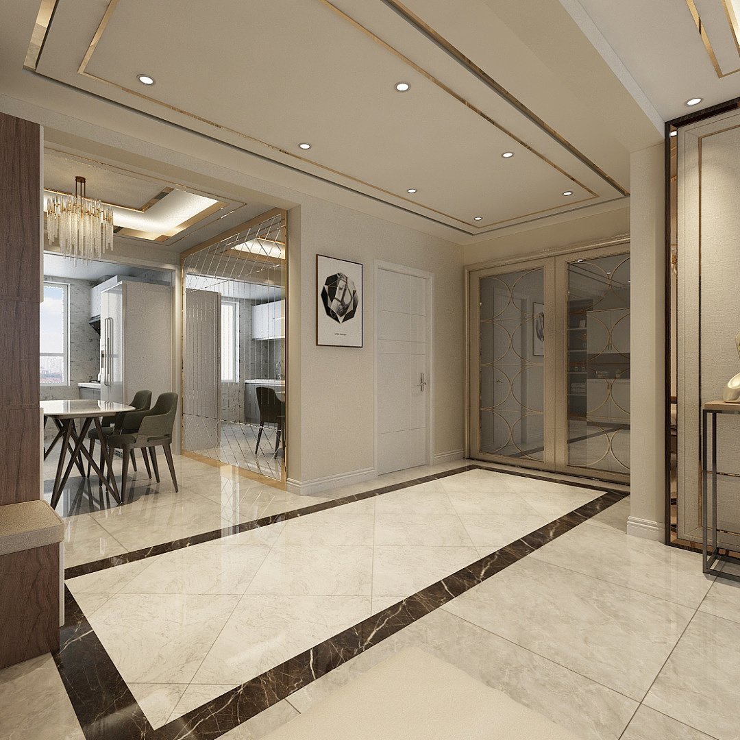 现代轻奢一组效果图|空间|家装设计|lcc17352929452 - 原创作品