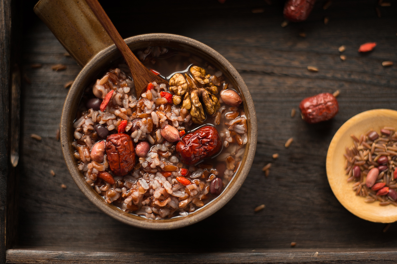 杂粮粥大米小米红豆绿豆拍摄静物摄影美食食品摄影