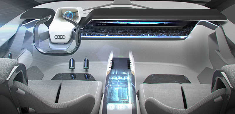 在未来,智能玻璃将是汽车发展的重要发展趋势之一.