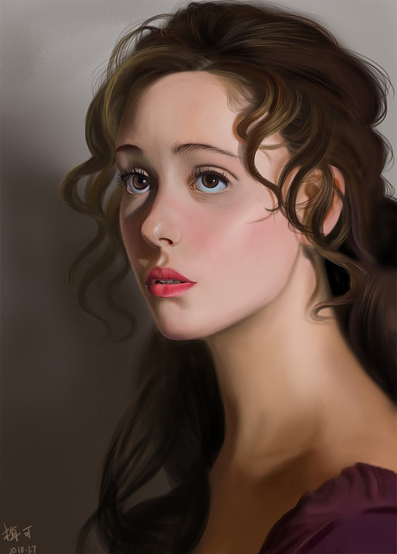 很久很久以前画的真人，哈哈中间那张是画的自己（图ZMjIwODI1Mjg=） - 商业插画 - 站酷设计师白日梦先生晚安原创素材 - 站酷ZCOOL