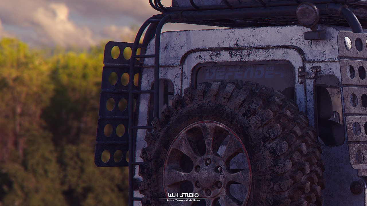 Land Rover Defender 90 路虎卫士（图ZNTA5ODc1Mjg=） - 机械/交通 - 站酷设计师_WUH_原创素材 - 站酷ZCOOL