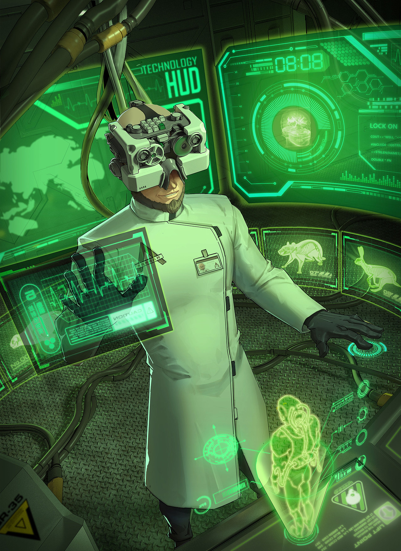 3D辅助绘画（图ZMjcxNzg2OTY0） - 商业插画 - 站酷设计师Greengreen7原创素材 - 站酷ZCOOL