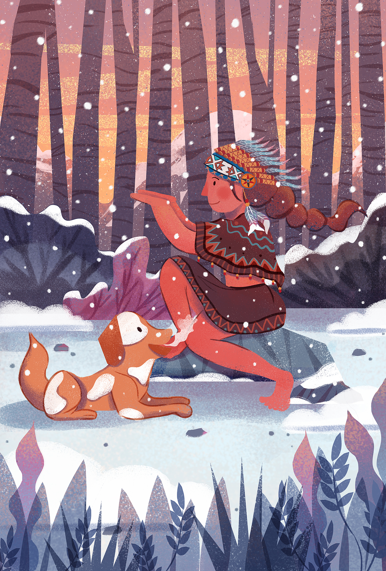 期末绘本课插图（图ZODU0NDU3Mjg=） - 创作习作 - 站酷设计师小李圆真脸原创素材 - 站酷ZCOOL