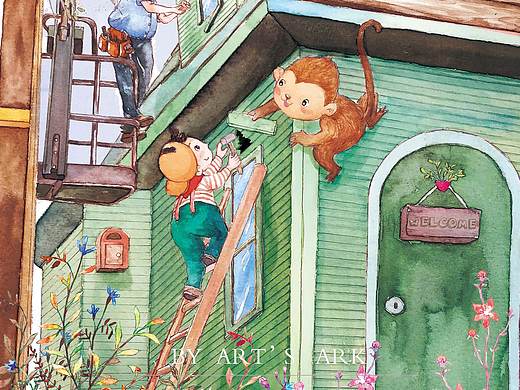 修修房子（个人主页-ZNDgwMjYxNDg=） - 儿童插画 - 站酷设计师插画联盟原创素材 - 站酷ZCOOL