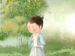 插画练习作品• 静心