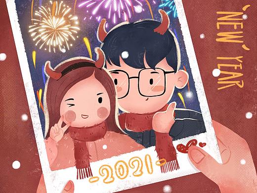 2021插画日历