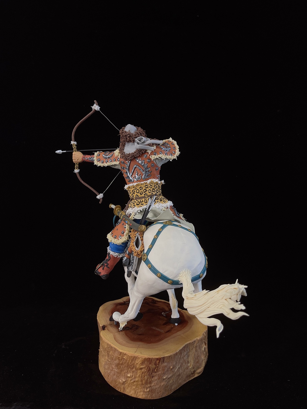 康健面塑《兴安索伦三部》